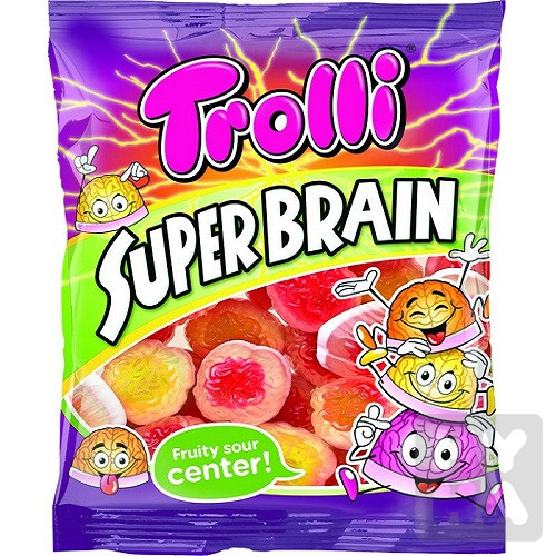 TROLLI ΖΑΧΑΡΩΤΑ 100GR SUPER BRAIN TROLLI ΖΑΧΑΡΩΤΑ 100GR SUPER BRAIN