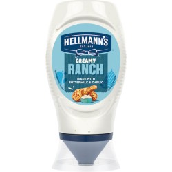 HELLMANN'S CREAMY RANCH SAUCE 250ML TOP DOWN
