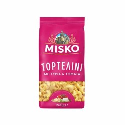 MISKO ΤΟΡΤΕΛΙΝΙ ΜΕ ΤΥΡΙΑ ΟΙΚΟΓΕΝΙΑΚΗ ΣΥΣΚΕΥΑΣΙΑ 500gr MISKO ΤΟΡΤΕΛΙΝΙ ΜΕ ΤΥΡΙΑ ΟΙΚΟΓΕΝΙΑΚΗ ΣΥΣΚΕΥΑΣΙΑ 500gr