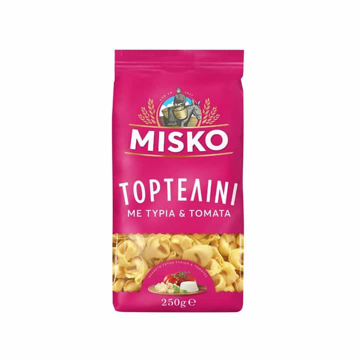 MISKO ΤΟΡΤΕΛΙΝΙ ΜΕ ΤΥΡΙΑ ΟΙΚΟΓΕΝΙΑΚΗ ΣΥΣΚΕΥΑΣΙΑ 500gr MISKO ΤΟΡΤΕΛΙΝΙ ΜΕ ΤΥΡΙΑ ΟΙΚΟΓΕΝΙΑΚΗ ΣΥΣΚΕΥΑΣΙΑ 500gr