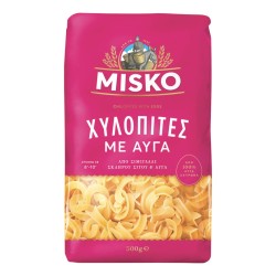 MISKO ΧΥΛΟΠΙΤΕΣ ΜΕ ΑΥΓΑ 500gr MISKO ΧΥΛΟΠΙΤΕΣ ΜΕ ΑΥΓΑ 500gr