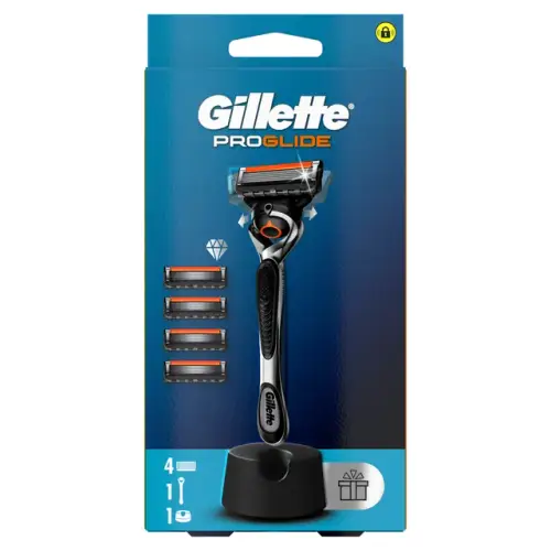 GILLETTE FUSION 5 PROGLIDE ΛΑΒΗ ΞΥΡΙΣΤΙΚΗΣ ΜΗΧΑΝΗΣ & ΒΑΣΗ + 4 ΑΝΤ/ΤΙΚΑ GILLETTE FUSION 5 PROGLIDE ΛΑΒΗ ΞΥΡΙΣΤΙΚΗΣ ΜΗΧΑΝΗΣ & ΒΑΣΗ + 4 ΑΝΤ/ΤΙΚΑ