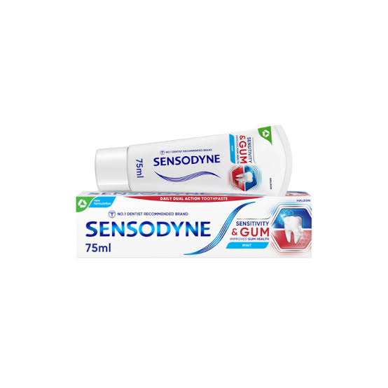 SENSODYNE 75ml SENSITIVE GUM & ENAMEL MINT SENSODYNE 75ml SENSITIVE GUM & ENAMEL MINT