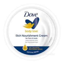 DOVE BODY CREAM 150ml RICH NOURISHMENT DOVE BODY CREAM 150ml RICH NOURISHMENT