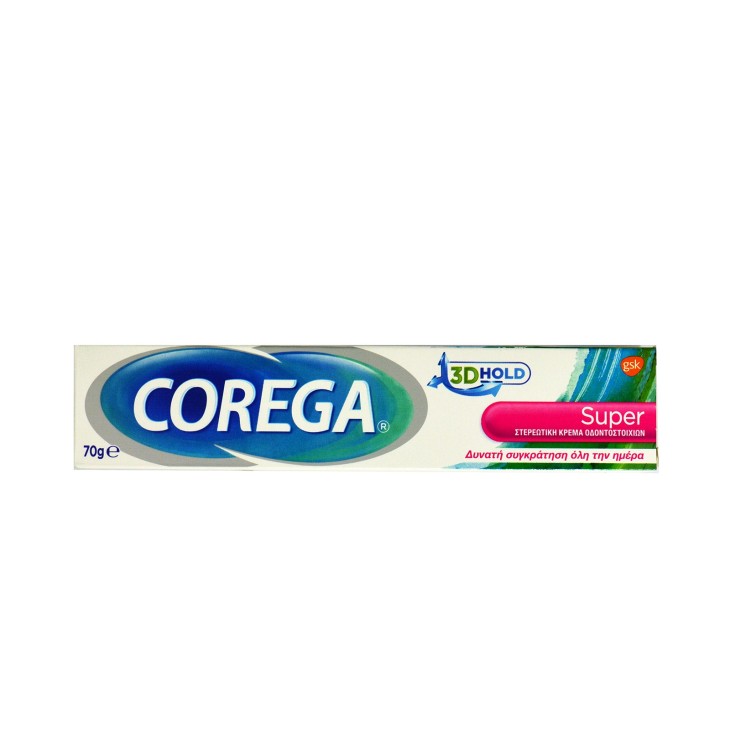 COREGA ΣΤΕΡΕΩΤΙΚΗ ΚΡΕΜΑ ΟΔΟΝΤΟΣΤΟΙΧΙΩΝ SUPER 3D 70gr