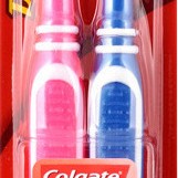 COLGATE ΟΔΟΝΤΟΒΟΥΡΤΣΑ DOUBLE ACTION MEDIUM 2PACK COLGATE ΟΔΟΝΤΟΒΟΥΡΤΣΑ DOUBLE ACTION MEDIUM 2PACK