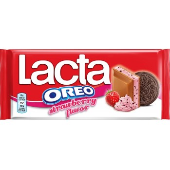LACTA ΣΟΚΟΛΑΤΑ OREO STRAWBERRY 92gr