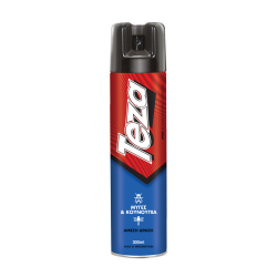 TEZA SPRAY 300ml ΓΙΑ ΜΥΓΕΣ+ΚΟΥΝΟΥΠΙΑ ΜΠΛΕ