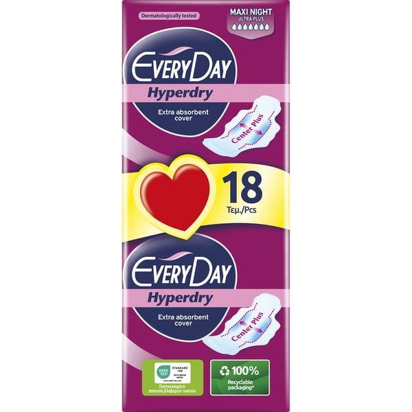 EVERYDAY ΔΙΠΛΗ HYPERDRY MAXI NIGHT 18TEM