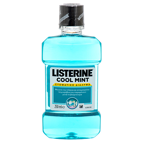 LISTERINE ΣΤΟΜΑΤΙΚΟ ΔΙΑΛΥΜΑ 250ml COOL MINT