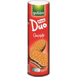 GULLON MEGA DUO ΓΕΜΙΣΤΑ ΣΟΚΟΛΑΤΑ 500gr