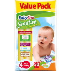 BABYLINO SENSITIVE ECON. No4 50TEM 8-13KG BABYLINO SENSITIVE ECON. No4 50TEM 8-13KG