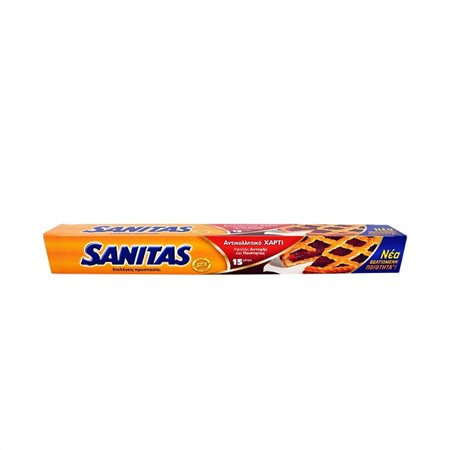 SANITAS ΑΝΤΙΚΟΛΛΗΤΙΚΟ ΧΑΡΤΙ 15μετρο
