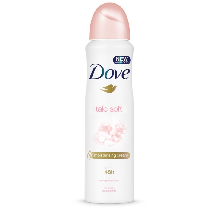 DOVE BODY SPRAY 150ml WOMEN TALC SOFT DOVE BODY SPRAY 150ml WOMEN TALC SOFT