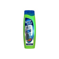WASH & GO SHAMPOO 400ml - 2 ΣΕ 1ΓΙΑ ΟΛΟΥΣ ΤΟΥΣ ΤΥΠΟΥΣ ΜΑΛΛΙΩΝ