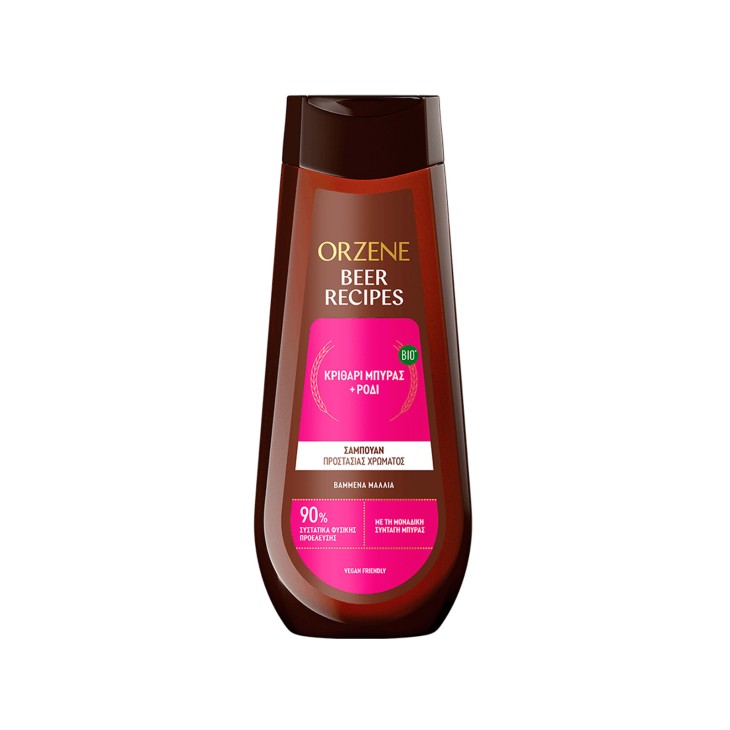 ORZENE ΣΑΜΠΟΥΑΝ ΡΟΔΙ/ΒΑΜΜΕΝΑ ΜΑΛΛΙΑ 400ml