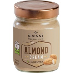 SISINNI 380GR ΑΜΥΓΔΑΛΟΚΡΕΜΑ ΜΕ ΣΤΕΒΙΑ (ΓΥΑΛΙΝΟ)