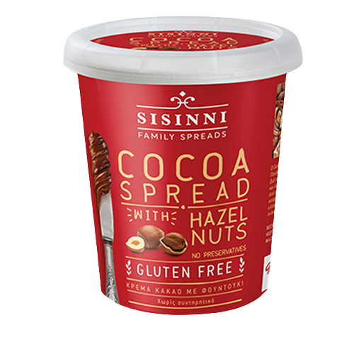 SISINNI 400GR ΚΡΕΜΑ KAKAO ME ΦΟΥΝΤΟΥΚΙA