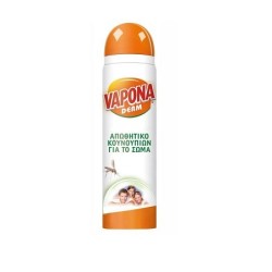 VAPONA SPRAY ΕΝΤΟΜΟΑΠΩΘΗΤΙΚΟ ΣΩΜΑΤΟΣ 100ML VAPONA SPRAY ΕΝΤΟΜΟΑΠΩΘΗΤΙΚΟ ΣΩΜΑΤΟΣ 100ML