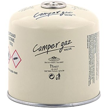 CAMPER GAZ ΦΙΑΛΙΔΙΟ ΒΟΥΤΑΝΙΟΥ ΜΕ ΒΑΛΒΙΔΑ 500gr 12τεμ