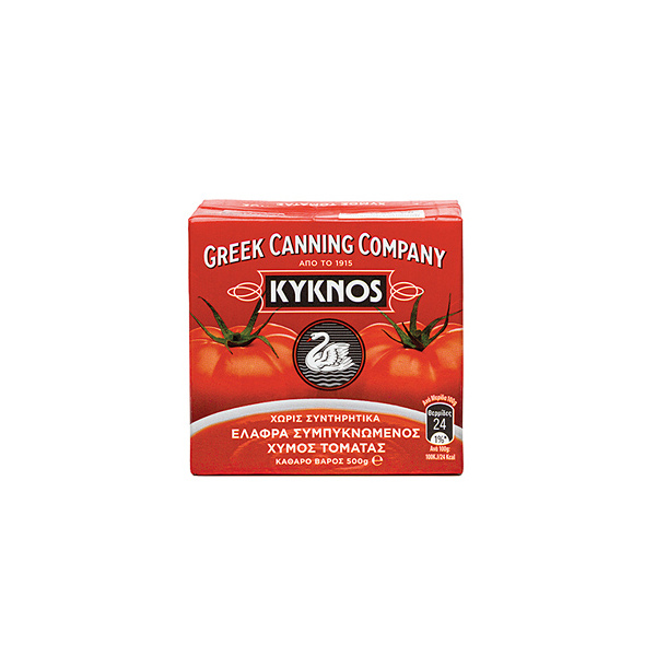 KYKNOS 500GR ΚΛΑΣΣΙΚΟΣ ΧΥΜΟΣ ΤΟΜΑΤΑΣ ΕΛ.ΣΥΜΠΥΚΝΩΜΕΝΟΣ