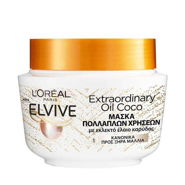 ELVIVE ΜΑΣΚΑ 300ML EXTRAORDINARY OIL COCO