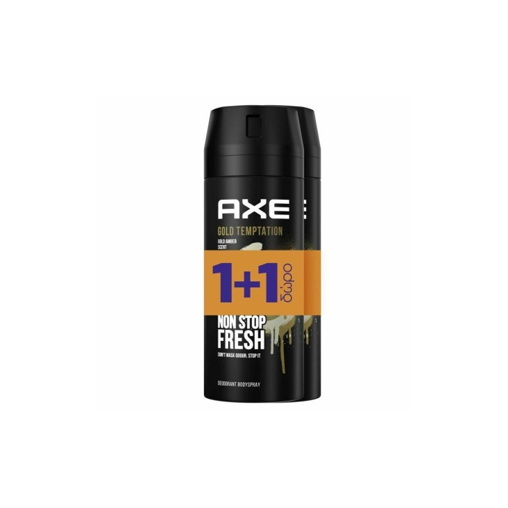 AXE BODY SPRAY 150ml (1+1) GOLD TEMPTATION