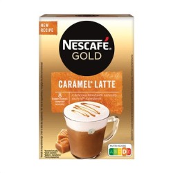 NESCAFE GOLD CARAMEL LATTE 136gr (8X17G)