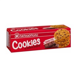 ΠΑΠΑΔΟΠΟΥΛΟΥ COOKIES 180GR ΜΕ ΚΟΜΜΑΤΙΑ ΣΟΚΟΛΑΤΑΣ