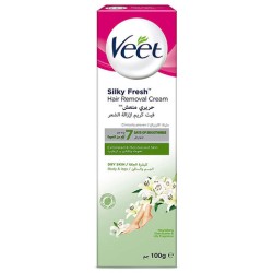 VEET ΑΠΟΤΡΙΧΩΤΙΚΗ ΚΡΕΜΑ 100ML SILKY FRESH DRY SKIN (ΣΩΜΑ/ΠΟΔΙΑ) ΠΡΑΣΙΝΟ