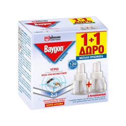 BAYGON ΥΓΡΟ ΓΙΑ ΚΟΥΝΟΥΠΙΑ 1+1 3(2X36ML)