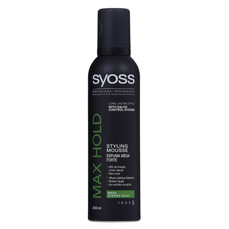 SYOSS ΑΦΡΟΣ 250ML Νο5 MAX HOLD