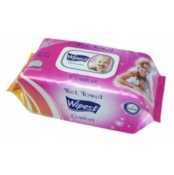 WIPEST ΜΩΡΟΜΑΝΤΗΛΑ 120PCS COMFORT (ΜΕ ΚΑΠΑΚΙ)