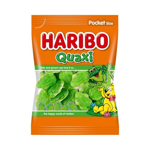 HARIBO ZAXΑΡΩΤΑ 100GR QUAXI (ΒΑΤΡΑΧΑΚΙΑ)
