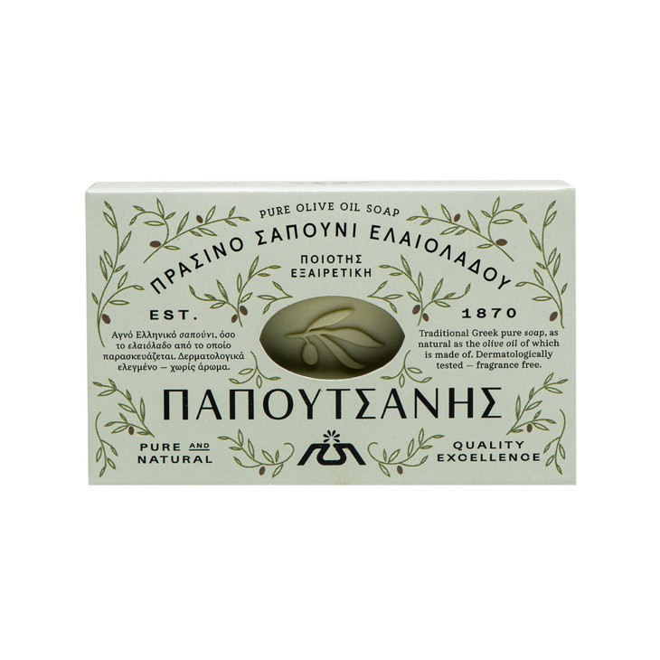 ΠΑΠΟΥΤΣΑΝΗΣ 125GR ΜΠΑΡΑ ΣΑΠΟΥΝΙΟΥ ΠΡΑΣΙΝΟ ΣΑΠΟΥΝΙ ΕΛΑΙΟΛΑΔΟΥ