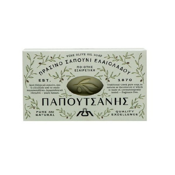 ΠΑΠΟΥΤΣΑΝΗΣ 250GR ΜΠΑΡΑ ΣΑΠΟΥΝΙΟΥ ΠΡΑΣΙΝΟ ΣΑΠΟΥΝΙ ΕΛΑΙΟΛΑΔΟΥ