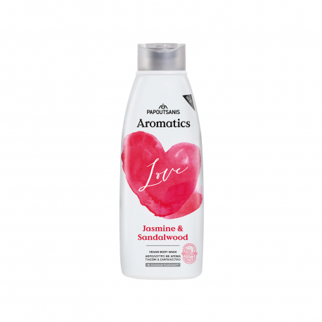 ΠΑΠΟΥΤΣΑΝΗΣ AROMATICS ΑΦΡΟΛΟΥΤΡΟ 600ml LOVE (ΒΑΝΙΛΙΑ/ΣΑΝΤΑΛΟΞΥΛΟ)