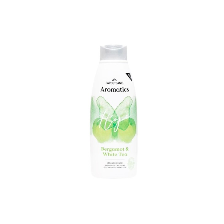 ΠΑΠΟΥΤΣΑΝΗΣ AROMATICS ΑΦΡΟΛΟΥΤΡΟ 600ml BERGAMONT&WHITE TEA