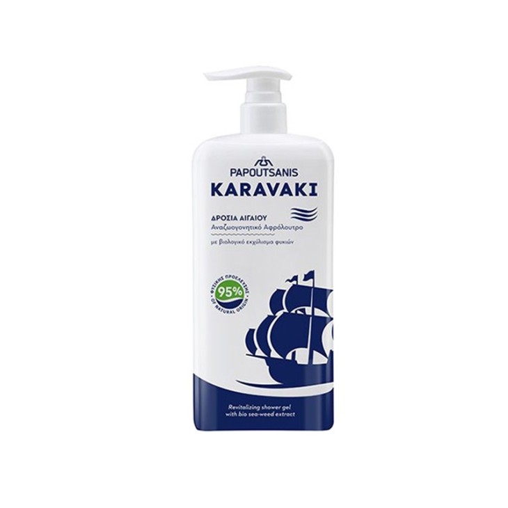 ΠΑΠΟΥΤΣΑΝΗΣ KARAVAKI ΑΦΡΟΛΟΥΤΡΟ ΑΝΤΛΙΑ 750ml ΔΡΟΣΙΑ ΑΙΓΑΙΟΥ