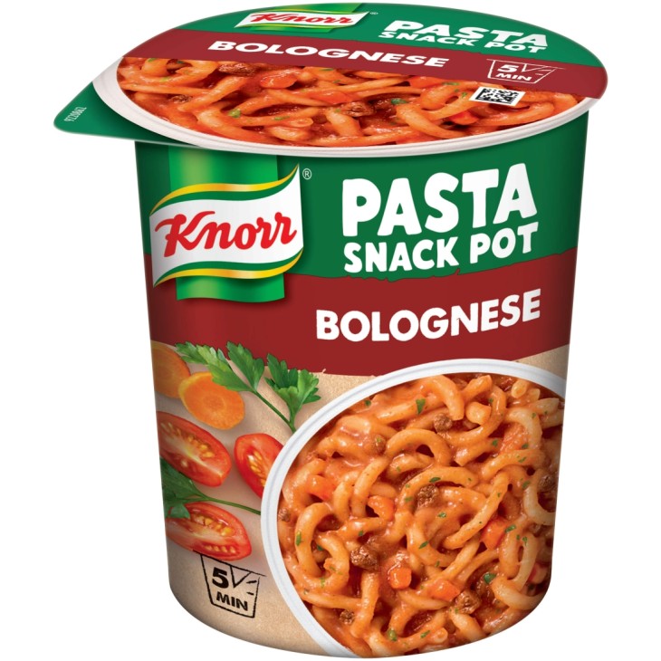 KNORR SNACK POT (ΓΡΗΓΟΡΟ ΓΕΥΜΑ) 60GR BOLOGNESE PASTA