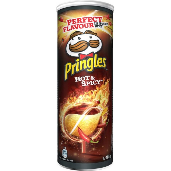 PRINGLES  165gr HOT&SPICY