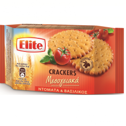 ELITE CRACKERS ΝΤΟΜΑΤΑ & ΒΑΣΙΛΙΚΟΣ 105gr ELITE CRACKERS ΝΤΟΜΑΤΑ & ΒΑΣΙΛΙΚΟΣ 105gr