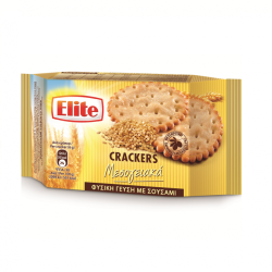 ELITE CRACKERS ΜΕ ΣΟΥΣΑΜΙ 105gr ELITE CRACKERS ΜΕ ΣΟΥΣΑΜΙ 105gr