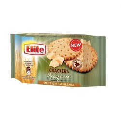 ELITE CRACKERS ΜΕ ΠΑΡΜΕΖΑΝΑ 105gr ELITE CRACKERS ΜΕ ΠΑΡΜΕΖΑΝΑ 105gr