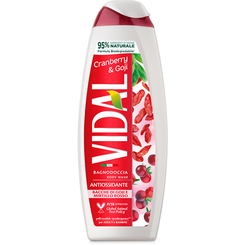 VIDAL ΑΦΡΟΛΟΥΤΡΟ 500ml CRANBERRY&COJI(ΑΣΠΡΟ/ΚΟΚΚΙΝΟ) VIDAL ΑΦΡΟΛΟΥΤΡΟ 500ml CRANBERRY&COJI(ΑΣΠΡΟ/ΚΟΚΚΙΝΟ)