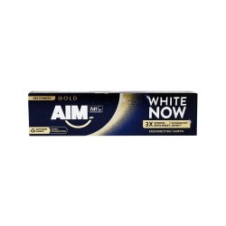 AIM ΟΔΟΝΤΟΚΡΕΜΑ 75ML WHITE NOW GOLD NEW