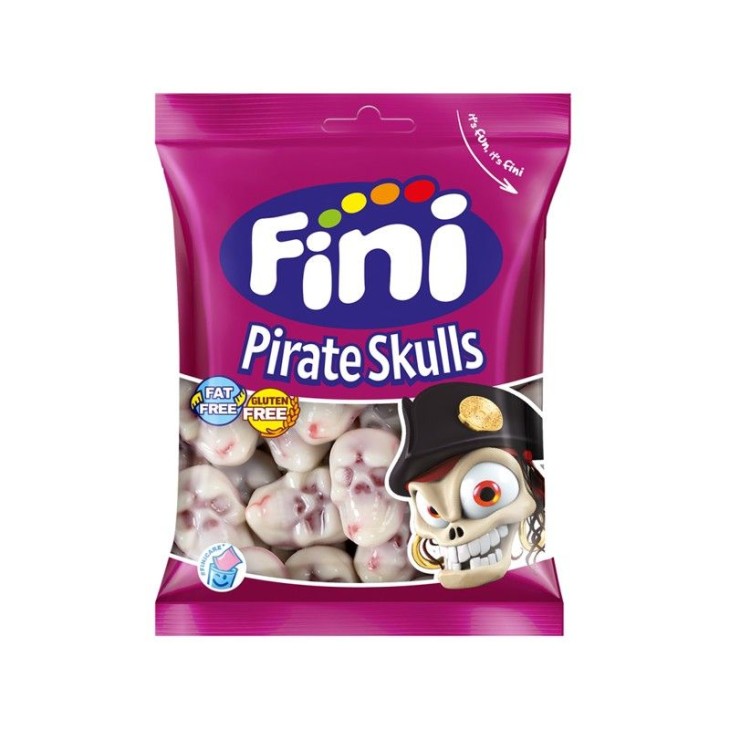 FINI ΖΑΧΑΡΩΤΑ PIRATE SKULLS 85GR FINI ΖΑΧΑΡΩΤΑ PIRATE SKULLS 85GR