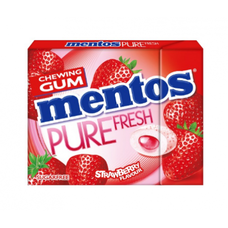 MENTOS ΤΖΙΧΛΕΣ PURE FRESH STRAWBERRY 30GR