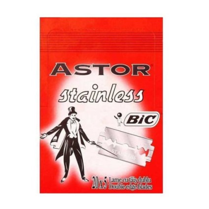 BIC ASTOR STAINLESS 20X5(100) ΛΕΠΙΔΕΣ
