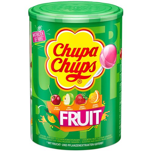 CHUPA CHUPS ΓΛΕΙΦΙΤΖΟΥΡΙ FRUIT ΠΡΑΣΙΝΟ ΚΟΥΤΙ 12GRX100ΤΜΧ